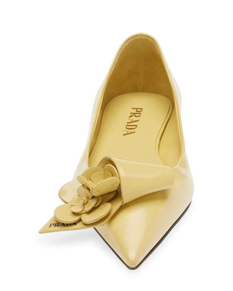 bouquet prada|Prada loop bouquet toe flat.